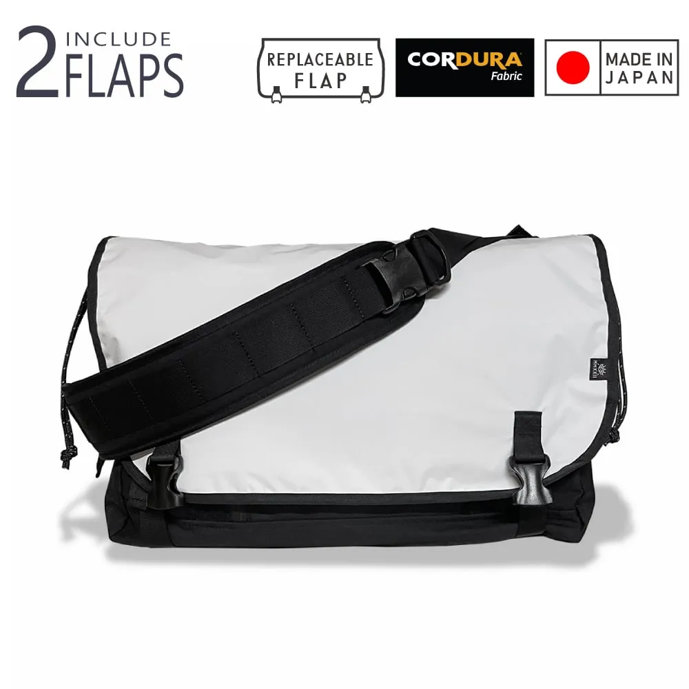 “Faceless”+“3layer nylon Veil(White)” Messenger Bag